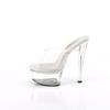 Pleaser - GLEAM601 Mules with heel - Transparent Product image